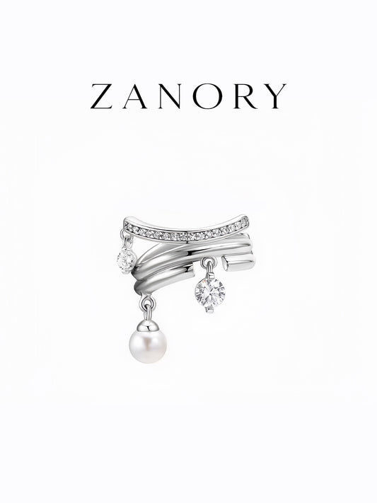 Pearl Orbit Ear Cuff (No Piercing)