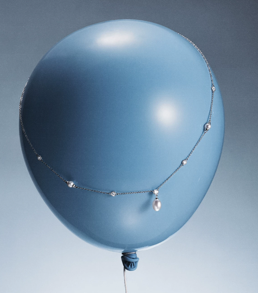 Celestial Pearl Stardust Necklace