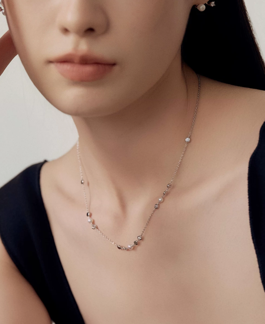 Interlude Freshwater Pearl Long Chain Necklace