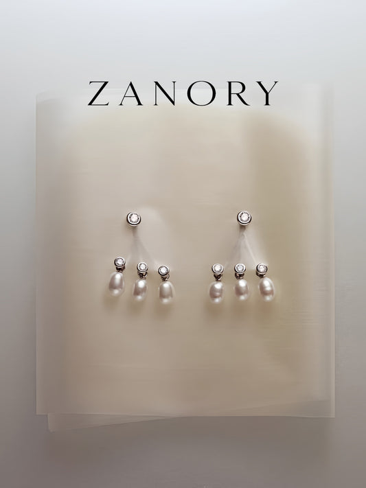 Soft Tassel Pearl Hoop Earrings for Round Face