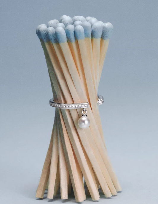 Adjustable Freshwater Pearl Open Ring (Sterling Silver)